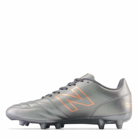 New Balance 442 V2 Academy Firm Ground Football Boots Сребърно / Оранжево Футболни бутонки