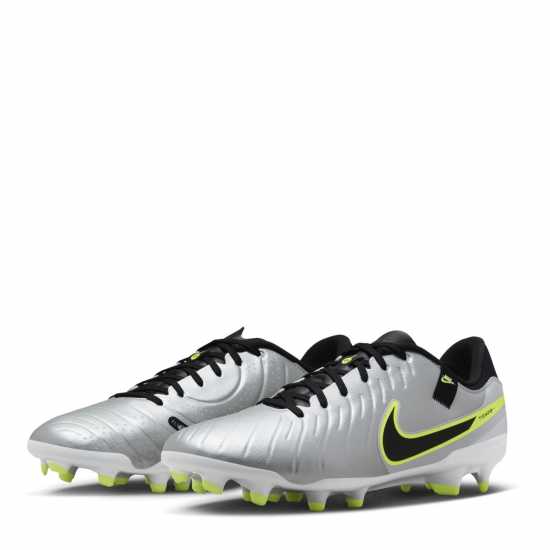 Nike Tiempo Legend 10 Academy Firm Ground Football Boots Сребро/Волт 