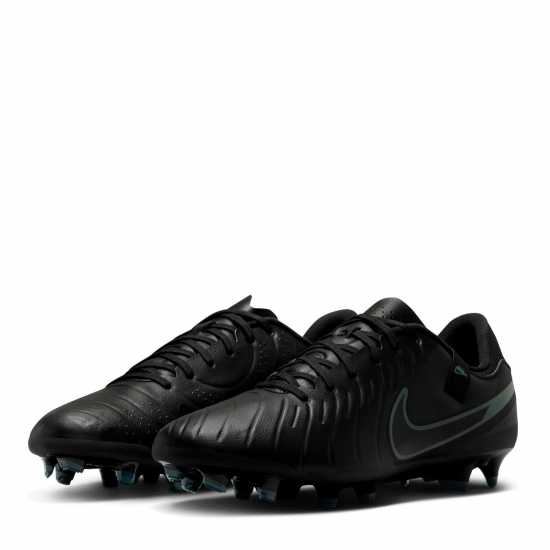 Nike Tiempo Legend 10 Academy Firm Ground Football Boots Черно/Зелено Футболни стоножки