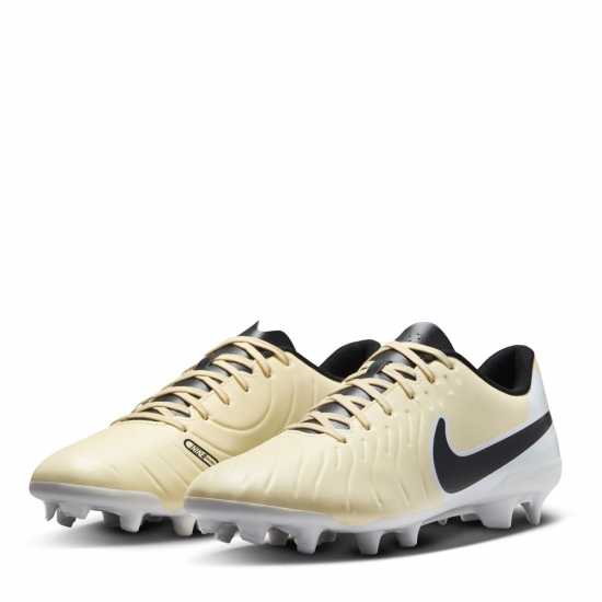 Nike Tiempo Legend 10 Club Firm Ground Football Boots Лимонада/Черно Футболни стоножки