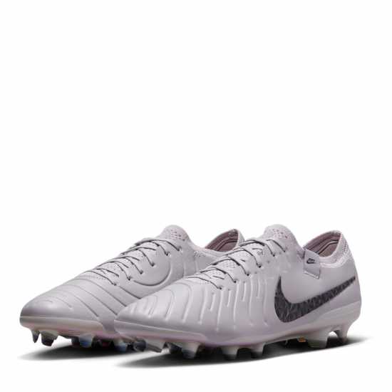 Nike Tiempo Legend 10 Elite Firm Ground Football Boots Grey/Black Мъжки футболни бутонки