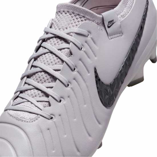 Nike Tiempo Legend 10 Elite Firm Ground Football Boots Grey/Black Мъжки футболни бутонки