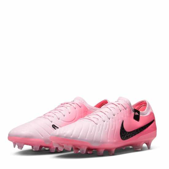 Nike Tiempo Legend 10 Elite Firm Ground Football Boots Pink/Black Мъжки футболни бутонки