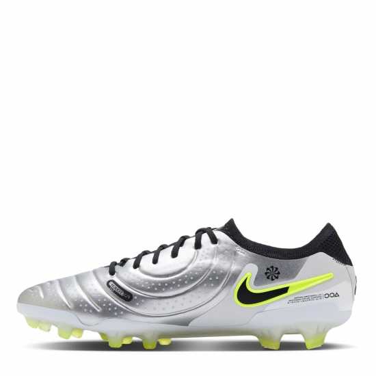 Nike Tiempo Legend 10 Elite Firm Ground Football Boots Сребро/Волт 