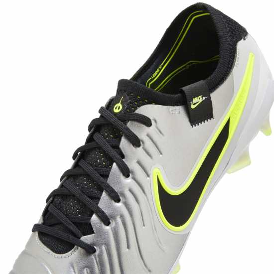 Nike Tiempo Legend 10 Elite Firm Ground Football Boots Сребро/Волт 