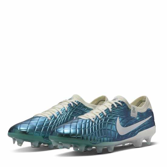 Nike Tiempo Legend 10 Elite Firm Ground Football Boots Синьо-зелено Футболни стоножки