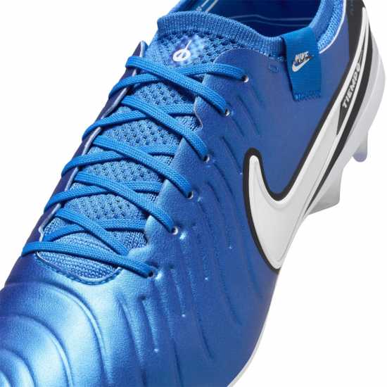 Nike Tiempo Legend 10 Elite Firm Ground Football Boots Синьо/Балтийско Футболни стоножки