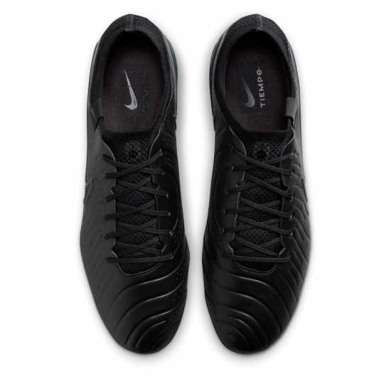 Nike Tiempo Legend 10 Elite Firm Ground Football Boots Черно/Зелено Футболни стоножки