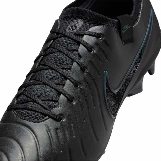 Nike Tiempo Legend 10 Elite Firm Ground Football Boots Черно/Зелено Футболни стоножки