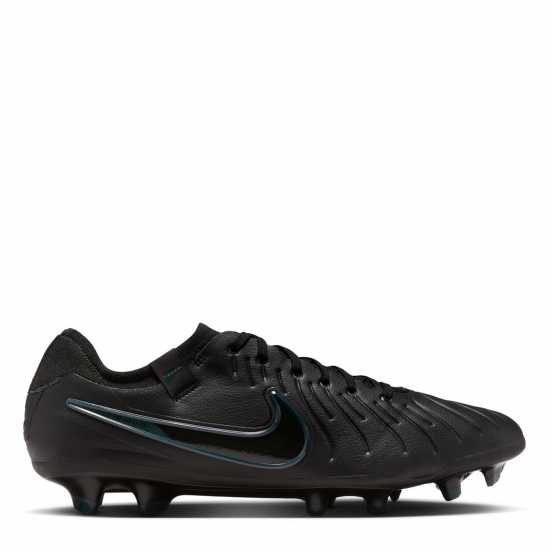 Nike Tiempo Legend 10 Pro Firm Ground Football Boots Черно/Зелено Футболни стоножки