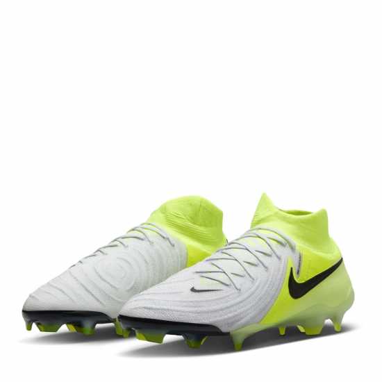 Nike Phantom Luna Ii Elite Firm Ground Football Boots Сребро/Волт Детски маратонки футбол в зала