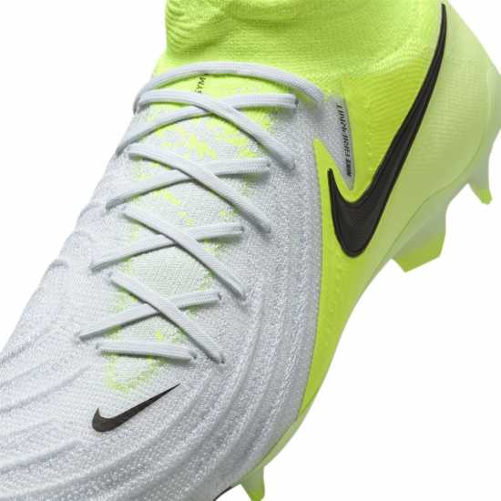 Nike Phantom Luna Ii Elite Firm Ground Football Boots Сребро/Волт Детски маратонки футбол в зала