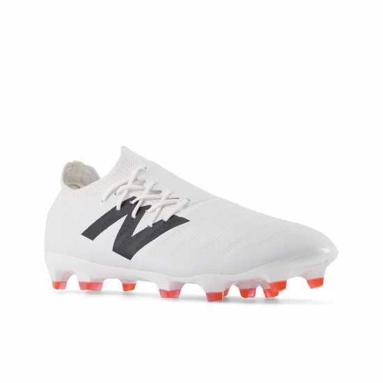 New Balance V7+ Destroy Firm Ground Football Boots Бяло/Черно Футболни стоножки