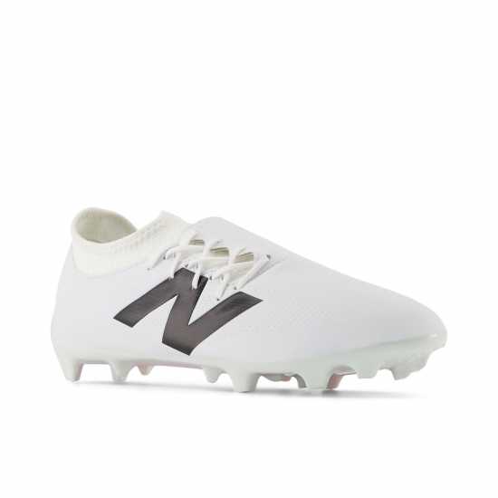 New Balance Furon V7+ Dispatch Firm Ground Football Boots Бяло/Черно Футболни стоножки