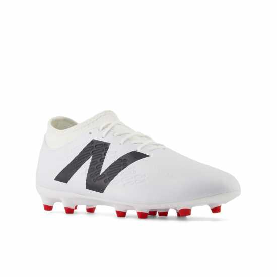 New Balance Tekela V4+ Magique Firm Ground Football Boots Бяло/Черно Футболни стоножки