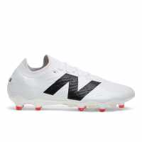 New Balance Tekela V4+ Pro Low Firm Ground Football Boots Бяло/Черно Футболни стоножки