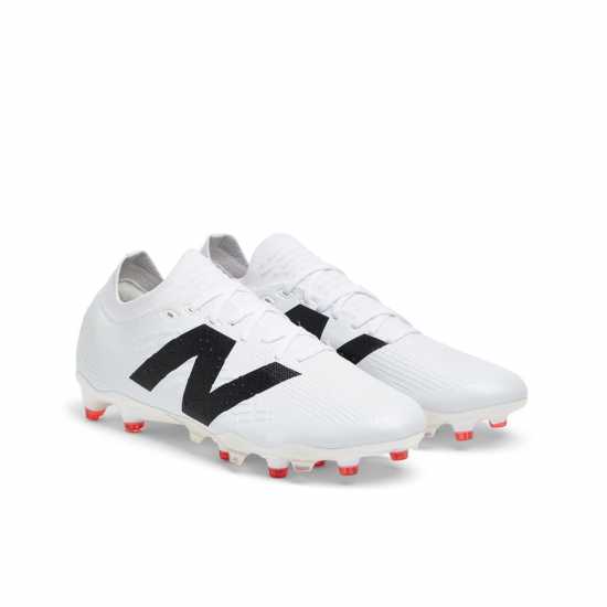 New Balance Tekela V4+ Pro Low Firm Ground Football Boots Бяло/Черно Футболни стоножки