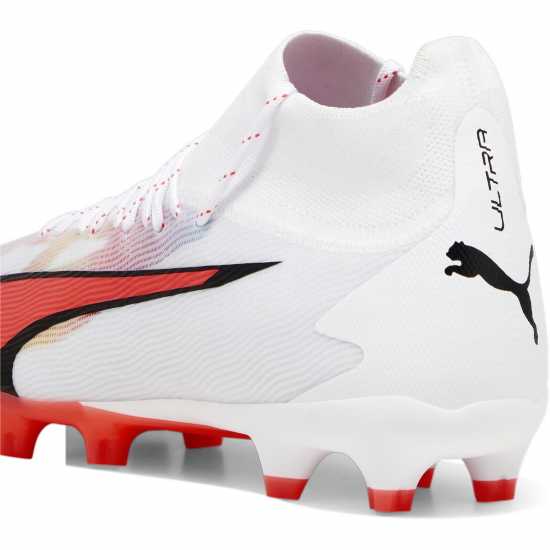 Puma Ultra Pro Firm Ground Football Boots Бяло/Орхидея Футболни стоножки