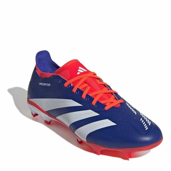 Adidas Predator 24 League Firm Ground Boots Син/Бял/Червен Футболни стоножки