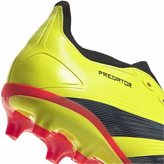 Adidas Predator League Firm Ground Football Boots Жълто/Черно/Червено Футболни стоножки