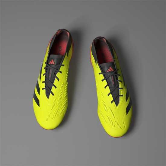 Adidas Predator 24 Elite Low Firm Ground Football Boots Жълто/Черно/Червено Футболни стоножки