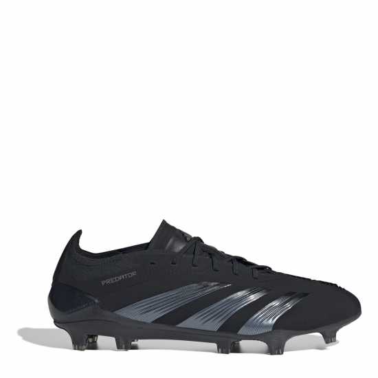 Adidas Predator 24 Elite Low Firm Ground Football Boots Black/Grey Футболни стоножки