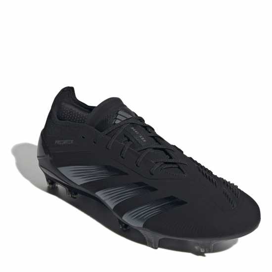 Adidas Predator 24 Elite Low Firm Ground Football Boots Black/Grey Футболни стоножки