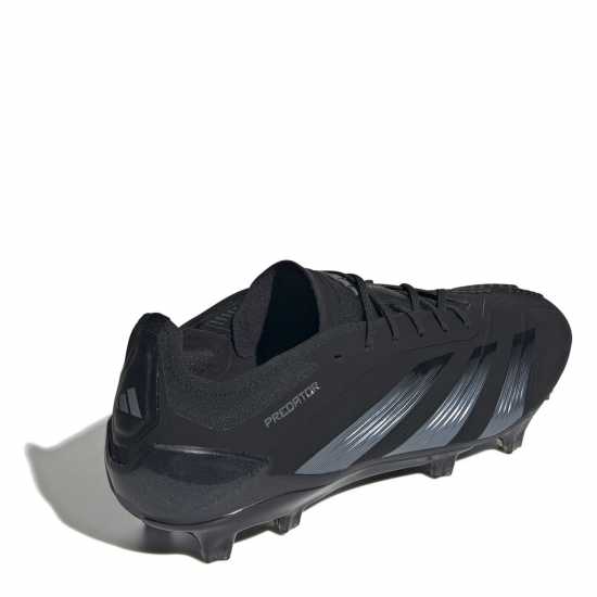 Adidas Predator 24 Elite Low Firm Ground Football Boots Black/Grey Футболни стоножки