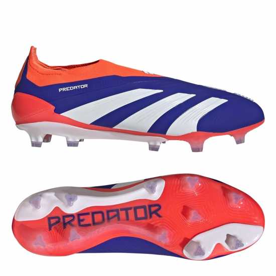 Adidas 24 Predator Elite Firm Ground Football Boots Син/Бял/Червен Футболни стоножки