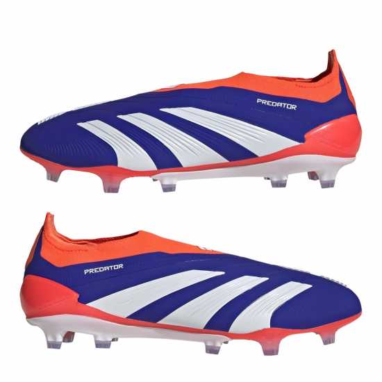 Adidas 24 Predator Elite Firm Ground Football Boots Син/Бял/Червен Футболни стоножки