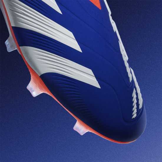 Adidas 24 Predator Elite Firm Ground Football Boots Син/Бял/Червен Футболни стоножки