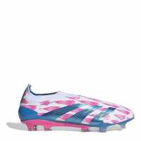 Adidas 24 Predator Elite Firm Ground Football Boots Бяло/Розово Футболни стоножки