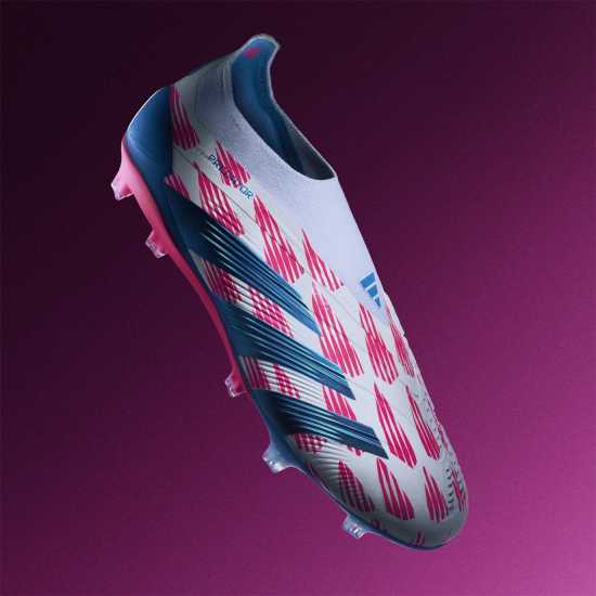 Adidas 24 Predator Elite Firm Ground Football Boots Бяло/Розово Футболни стоножки