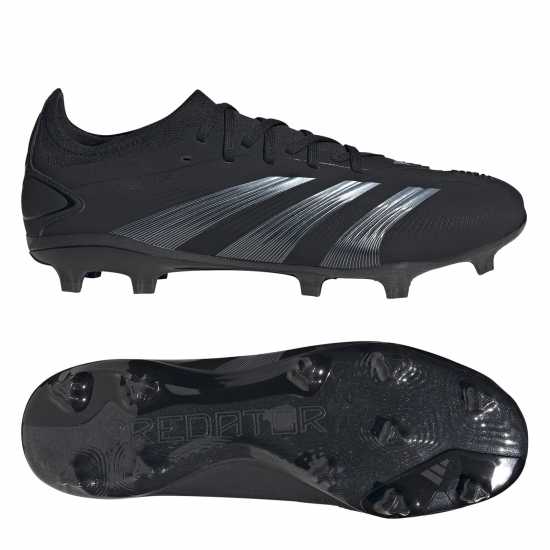 Adidas Predator 24 Pro Firm Ground Boots Черно/Сиво Футболни стоножки