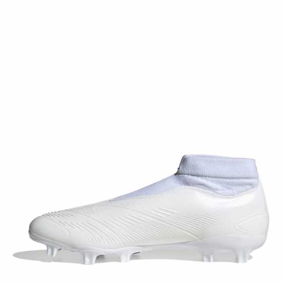 Adidas Predator 24 League Laceless Firm Ground Football Boots Бяло/сребро Футболни стоножки