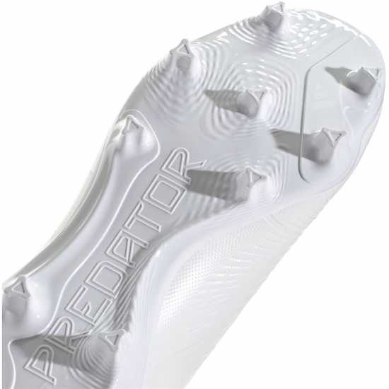 Adidas Predator 24 League Laceless Firm Ground Football Boots Бяло/сребро Футболни стоножки