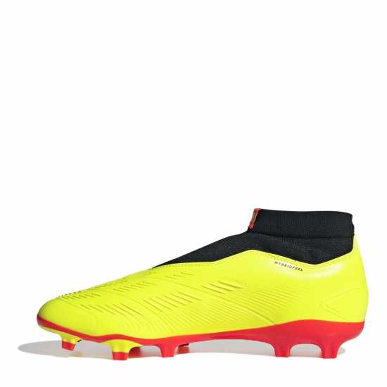 Adidas Predator 24 League Laceless Firm Ground Football Boots Жълто/Черно/Червено Футболни стоножки