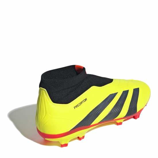 Adidas Predator 24 League Laceless Firm Ground Football Boots Жълто/Черно/Червено Футболни стоножки