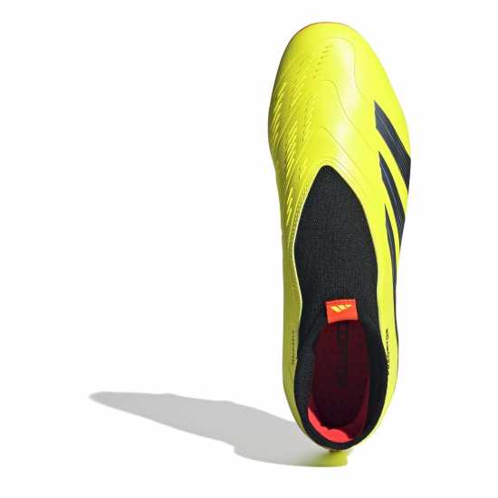 Adidas Predator 24 League Laceless Firm Ground Football Boots Жълто/Черно/Червено Футболни стоножки