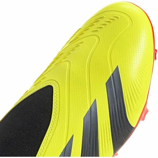 Adidas Predator 24 League Laceless Firm Ground Football Boots Жълто/Черно/Червено Футболни стоножки