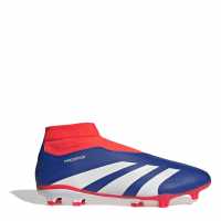 Adidas Predator 24 League Laceless Firm Ground Football Boots Син/Бял/Червен Футболни стоножки