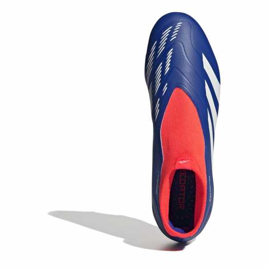 Adidas Predator 24 League Laceless Firm Ground Football Boots Син/Бял/Червен Футболни стоножки