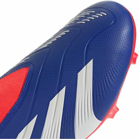 Adidas Predator 24 League Laceless Firm Ground Football Boots Син/Бял/Червен Футболни стоножки