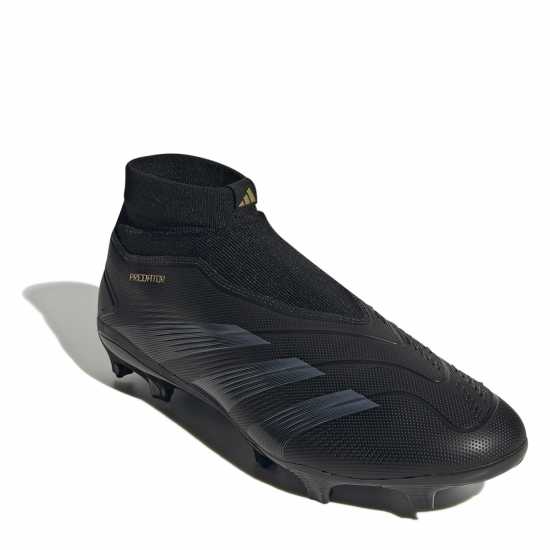 Adidas Predator 24 League Laceless Firm Ground Football Boots Основно Черно/Карбон Футболни стоножки