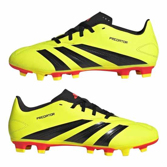 Adidas Predator 24 Club Flexible Ground Football Boots Жълто/Черно/Червено Мъжки футболни бутонки