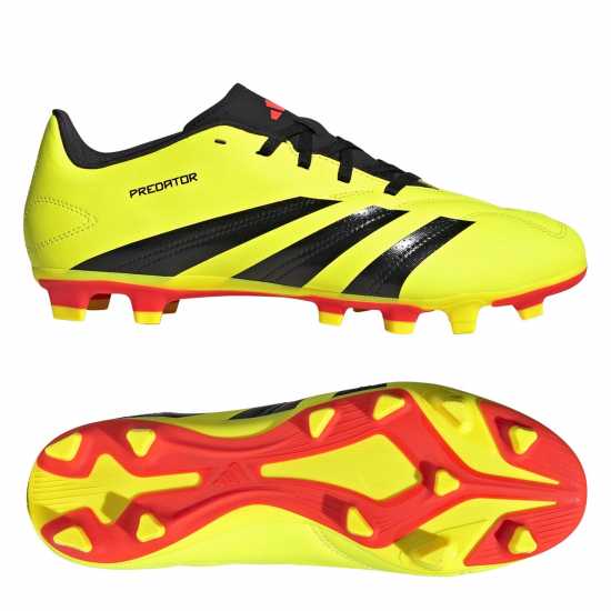 Adidas Predator 24 Club Flexible Ground Football Boots Жълто/Черно/Червено Мъжки футболни бутонки