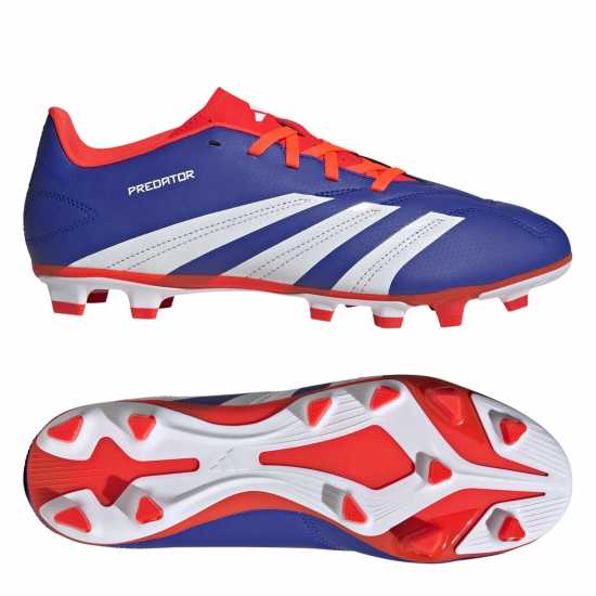 Adidas Predator 24 Club Flexible Ground Football Boots Син/Бял/Червен Мъжки футболни бутонки