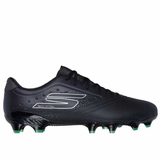 Skechers Razor Gold Firm Ground Football Boots Черно/сребро Футболни бутонки