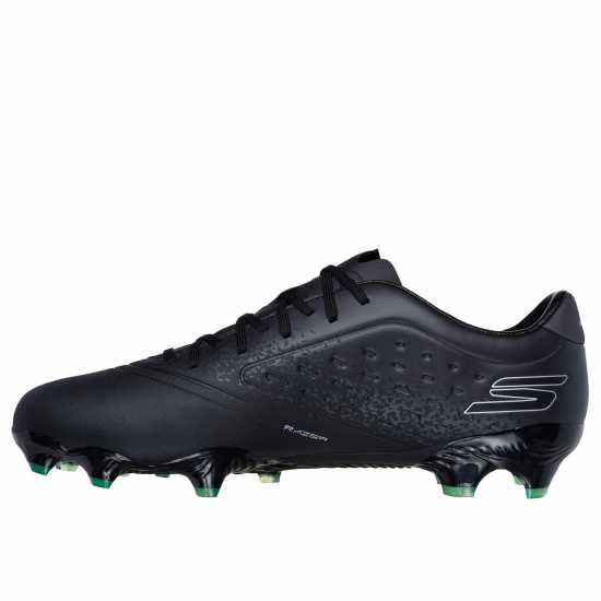 Skechers Razor Gold Firm Ground Football Boots Черно/сребро Футболни бутонки