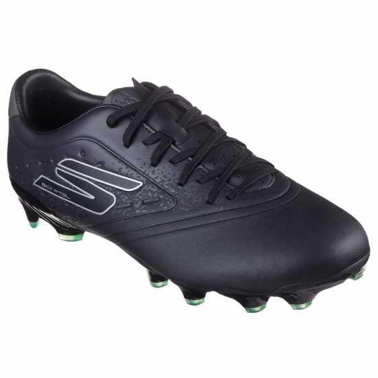 Skechers Razor Gold Firm Ground Football Boots Черно/сребро Футболни бутонки